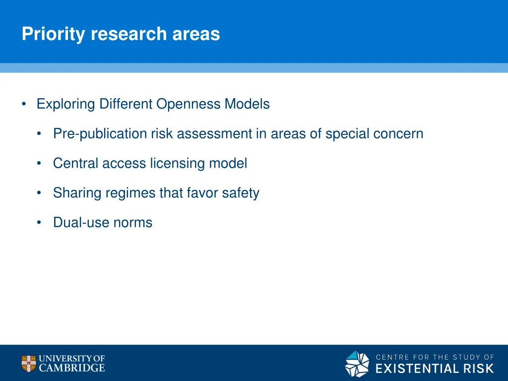 priority research areas 2