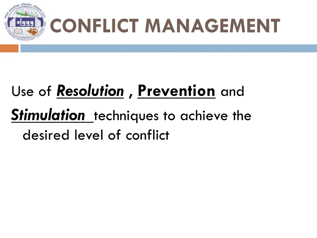 conflict management 1