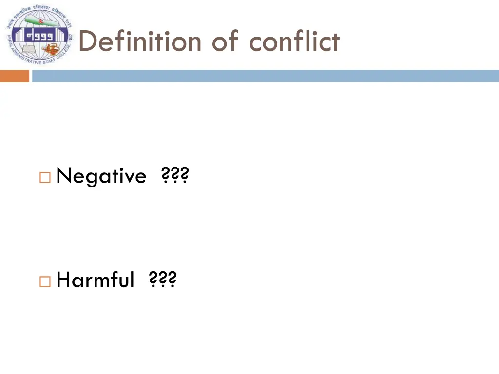 definition of conflict