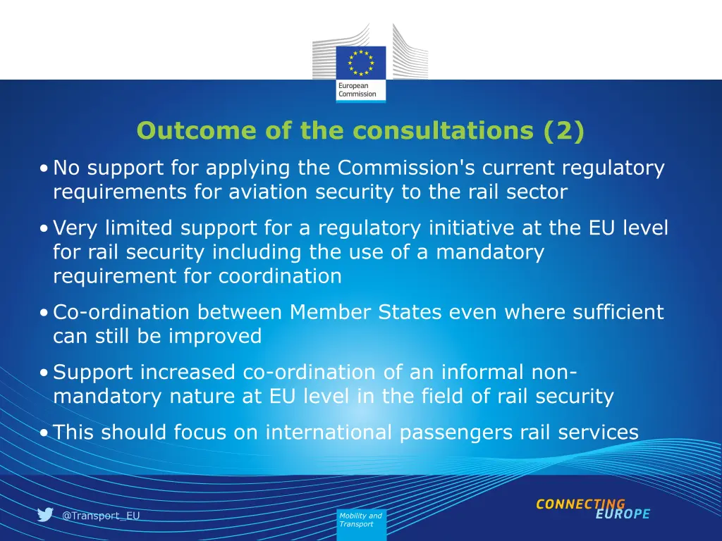 outcome of the consultations 2