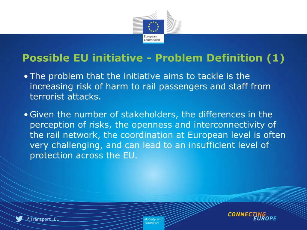 possible eu initiative problem definition 1