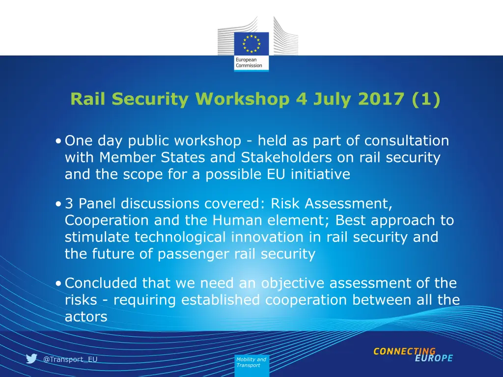 rail security workshop 4 july 2017 1