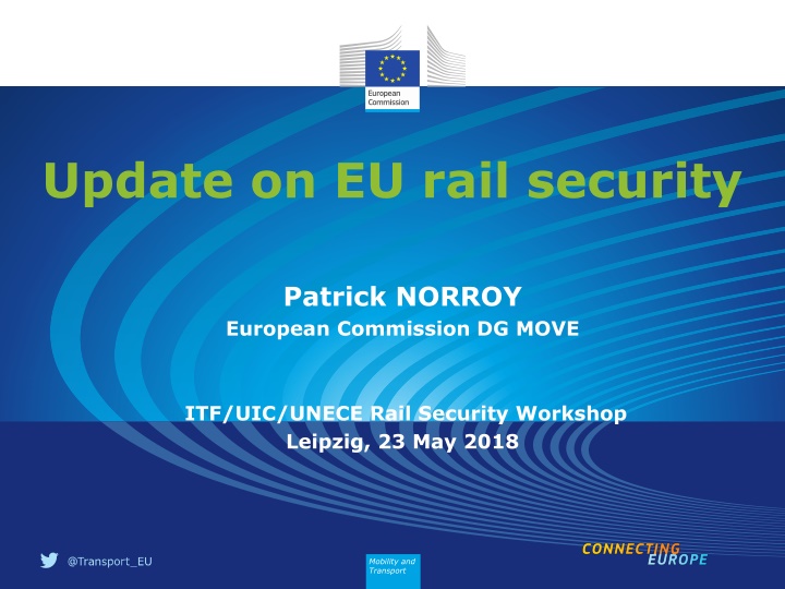 update on eu rail security