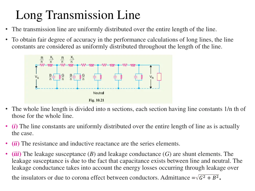 long transmission line