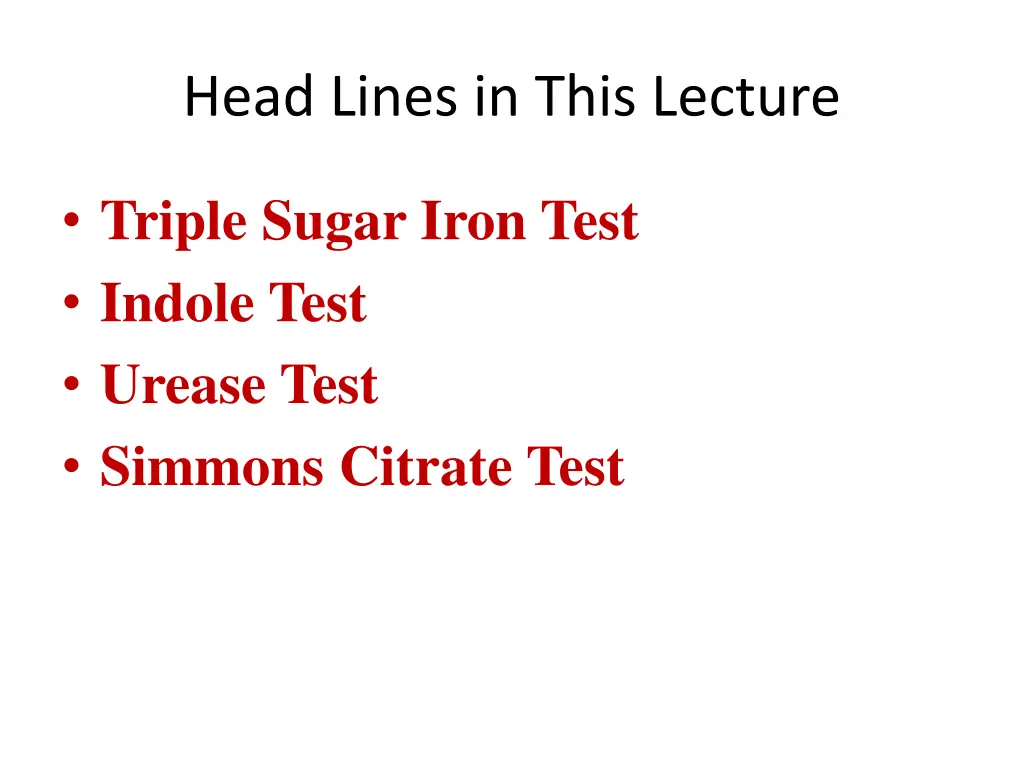 head lines in this lecture