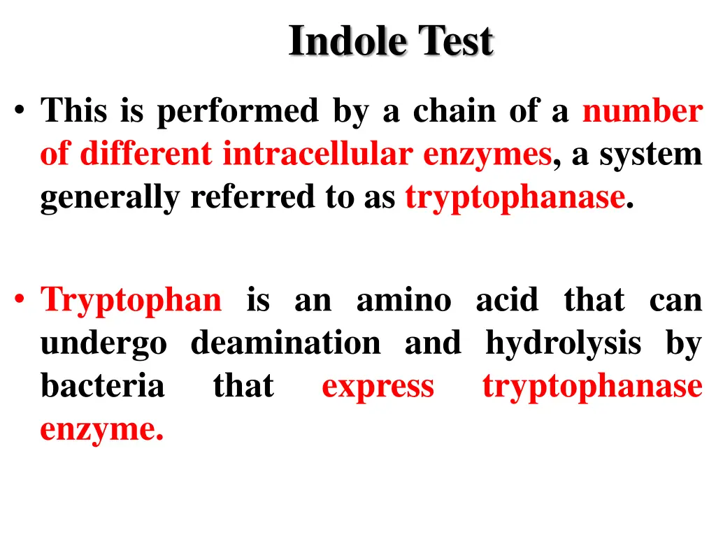 indole test 1