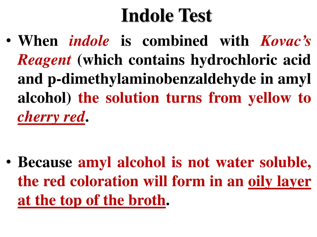 indole test 2