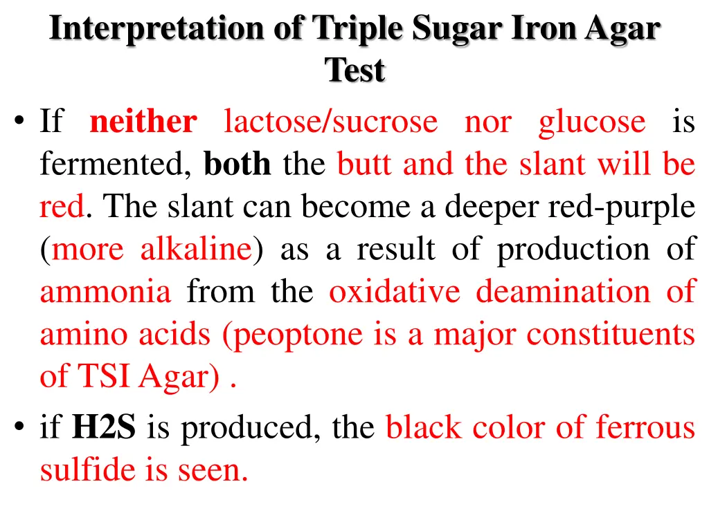 interpretation of triple sugar iron agar test 1