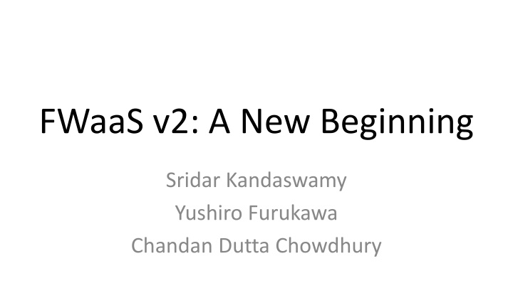 fwaas v2 a new beginning