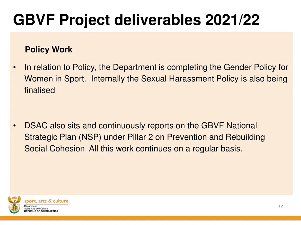 gbvf project deliverables 2021 22 5