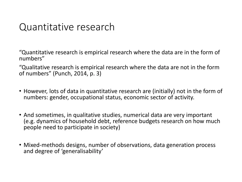 quantitative research 1