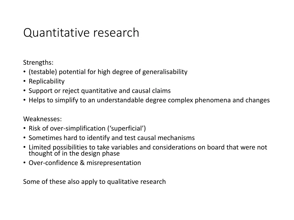 quantitative research 13