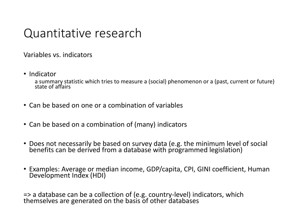 quantitative research 7