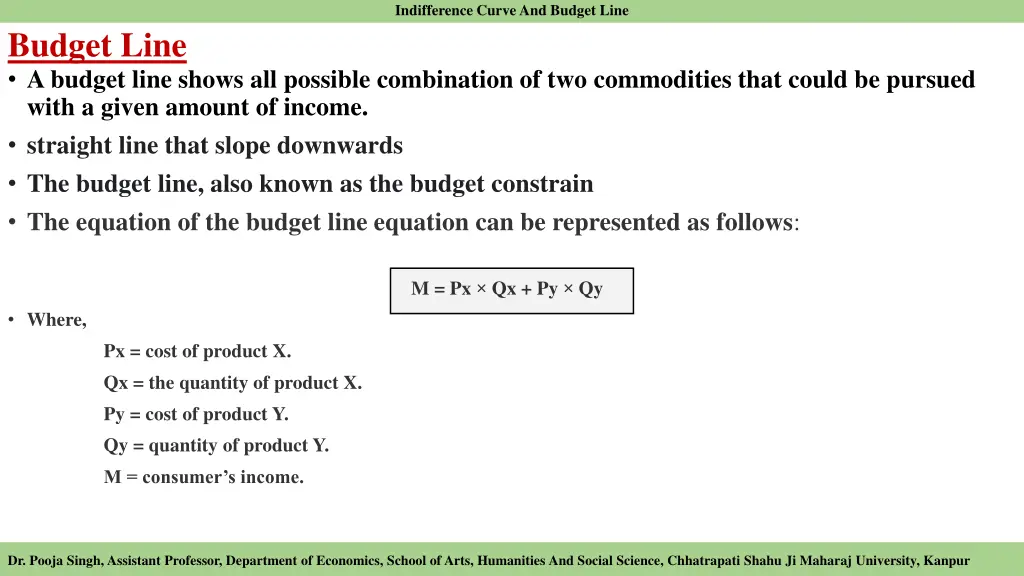 indifference curve and budget line 3