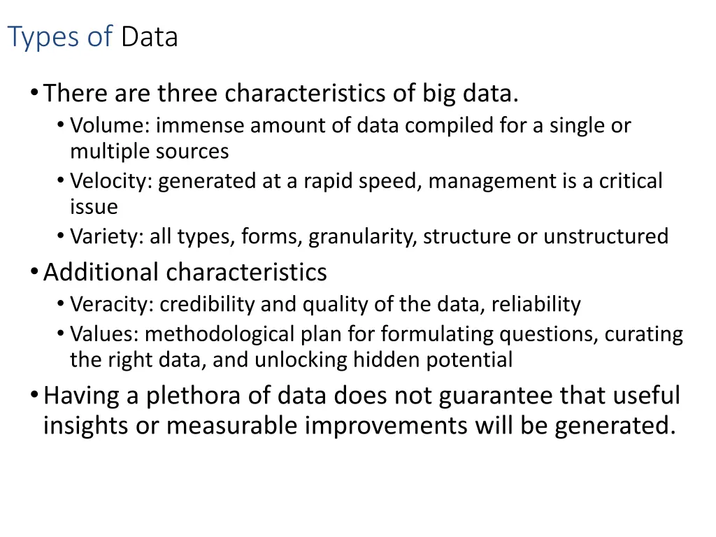 types of data 1