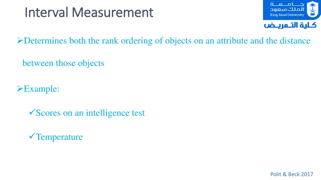 interval measurement interval measurement