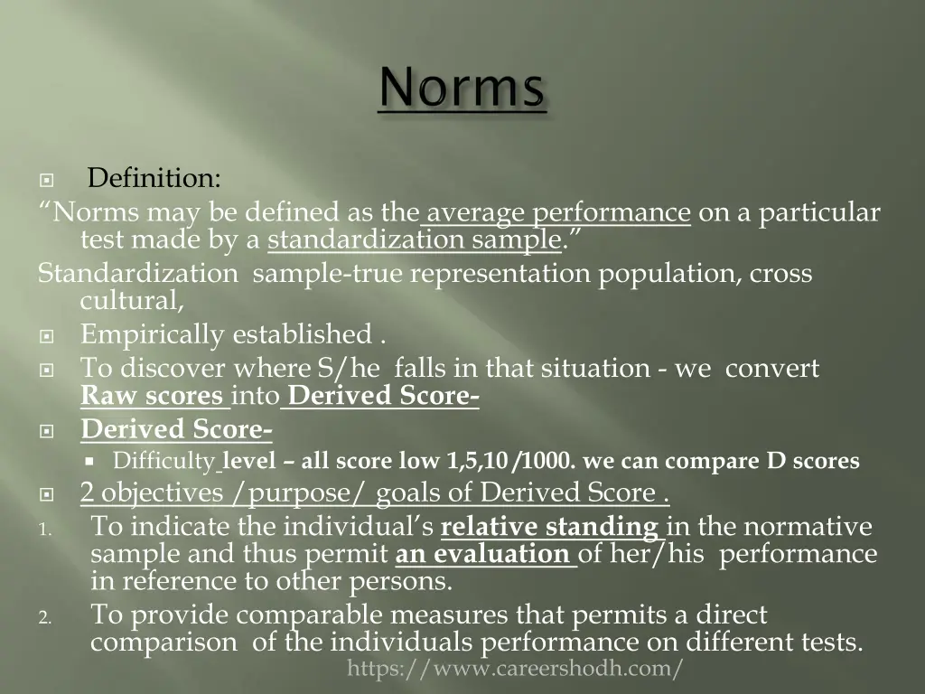 definition norms may be defined as the average