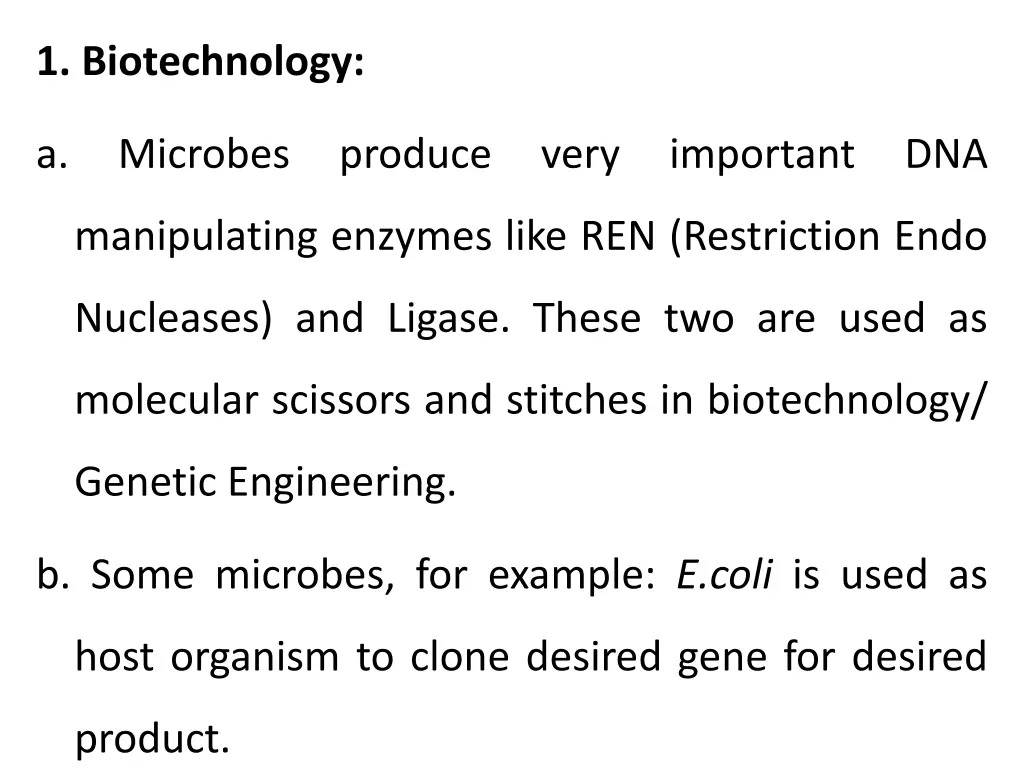 1 biotechnology