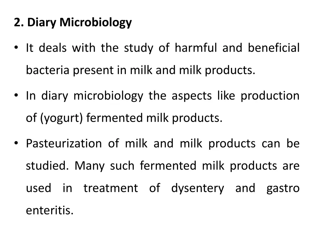 2 diary microbiology