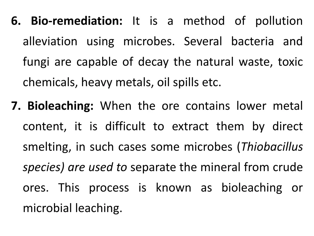 6 bio remediation it is a method of pollution