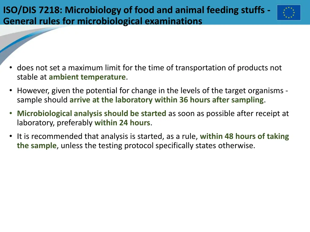 iso dis 7218 microbiology of food and animal