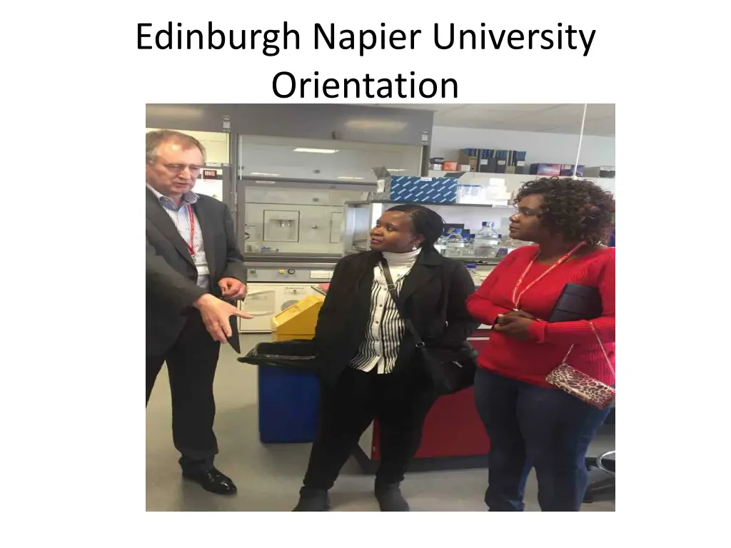 edinburgh napier university orientation