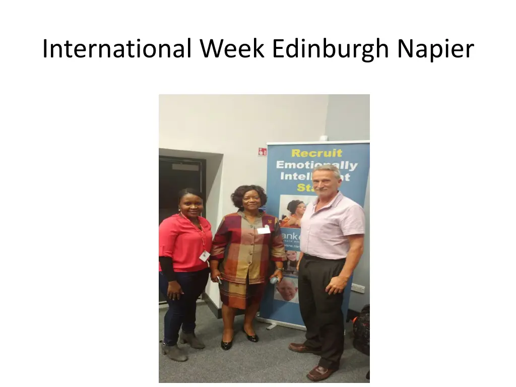 international week edinburgh napier