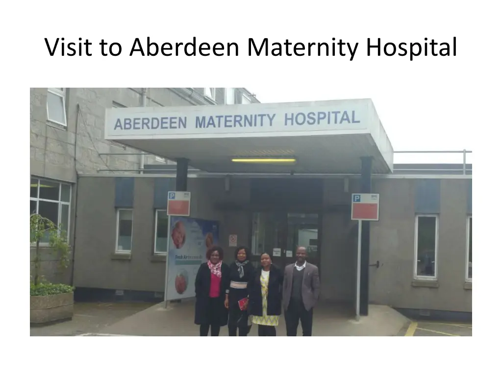 visit to aberdeen maternity hospital