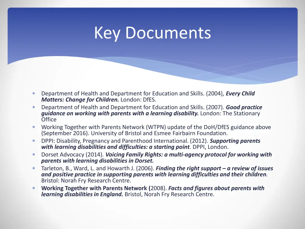 key documents 1