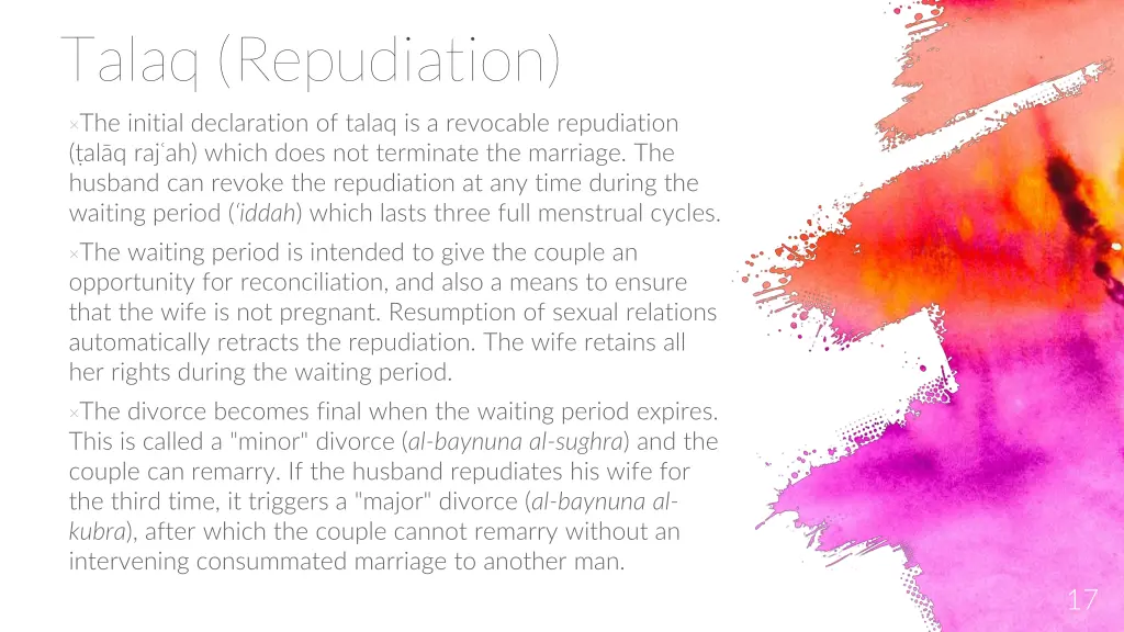 talaq repudiation 2