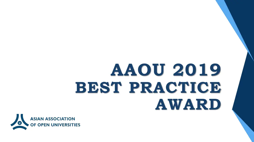 aaou 2019 best practice