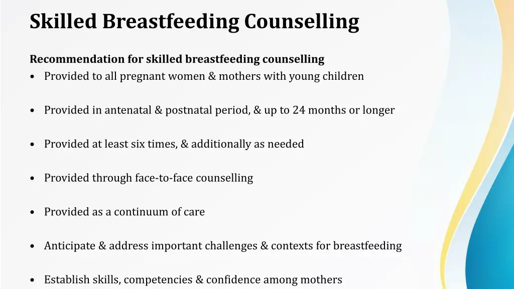 skilled breastfeeding counselling 1