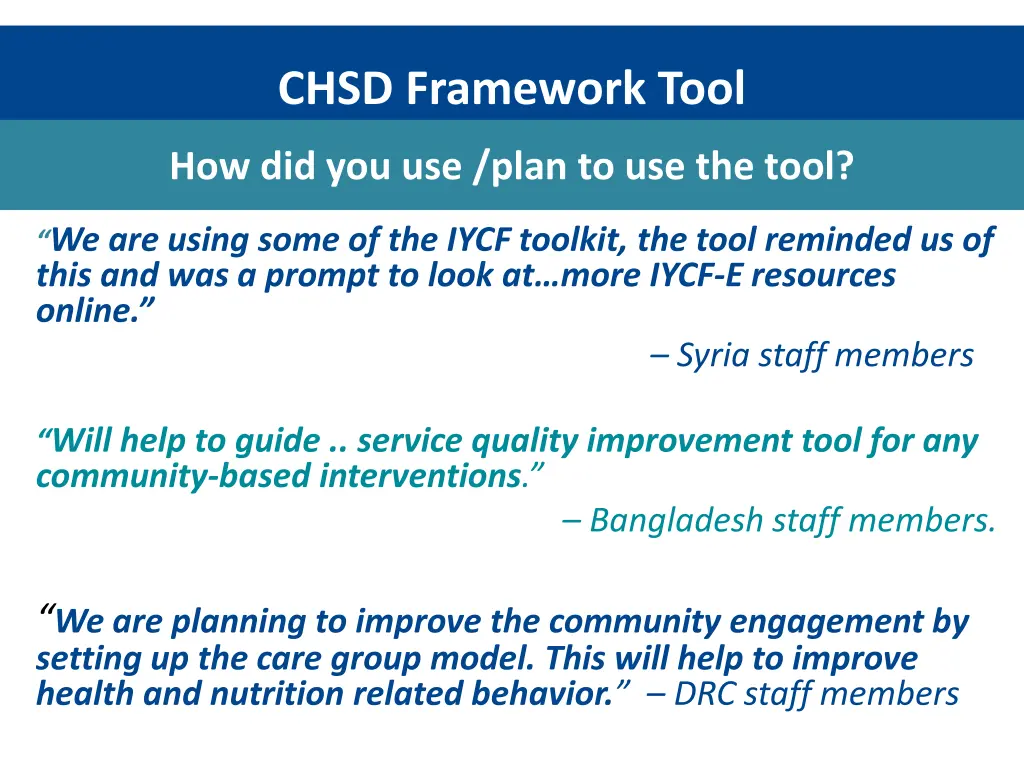 chsd framework tool 10