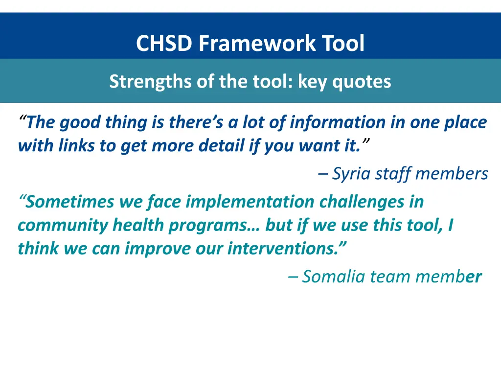 chsd framework tool 12