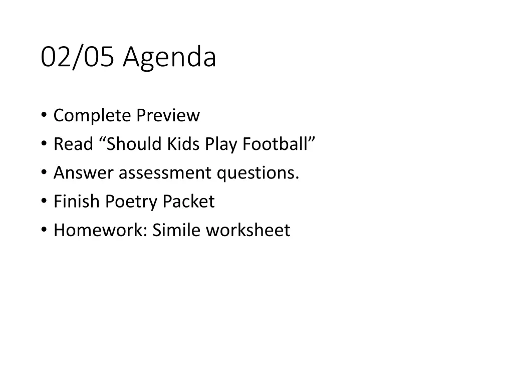 02 05 agenda