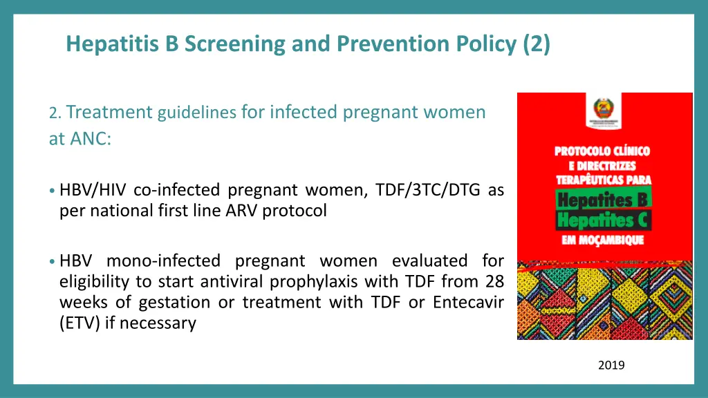 hepatitis b screening and prevention policy 2