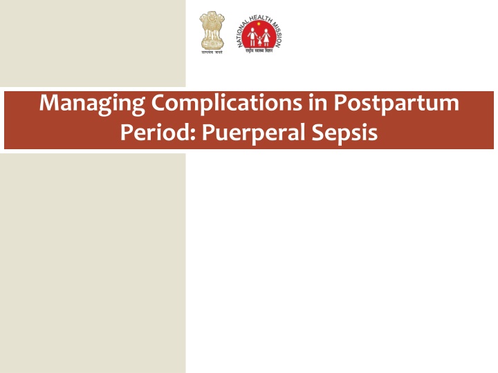 managing complications in postpartum period