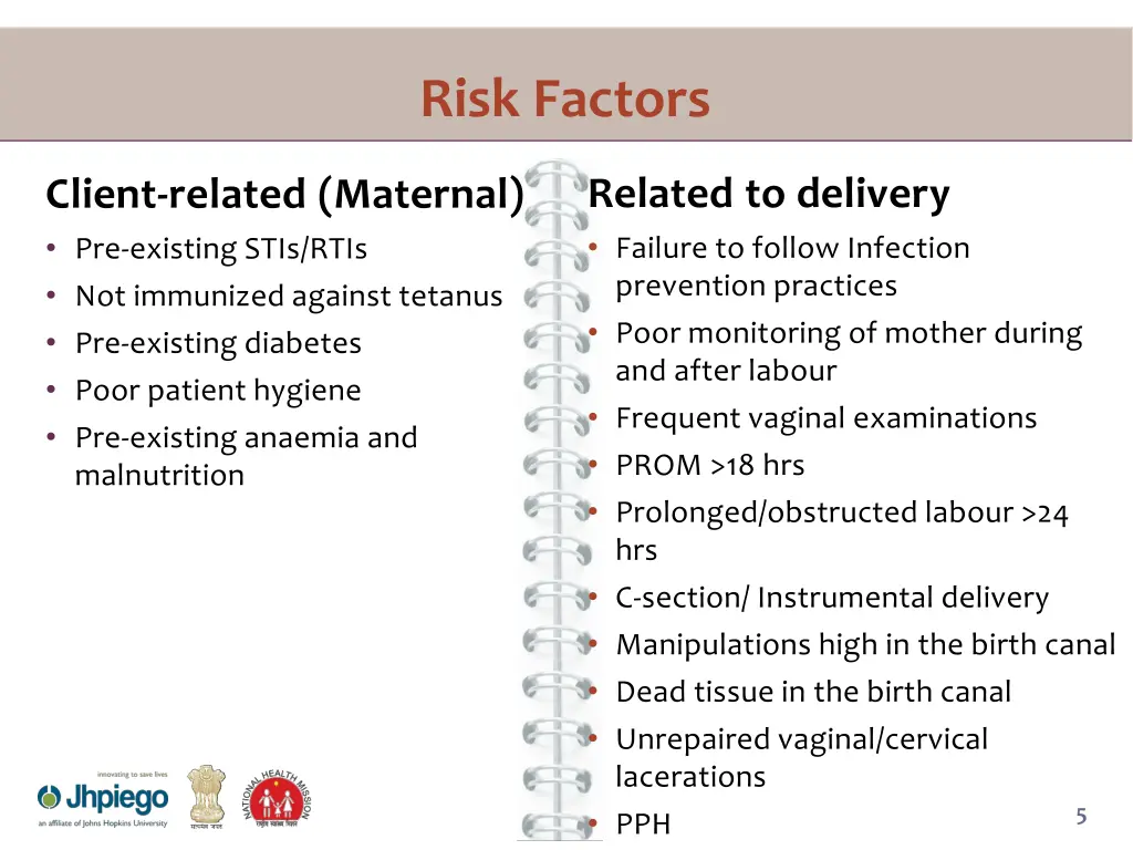 risk factors