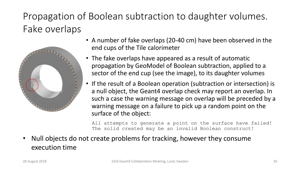 propagation of boolean subtraction to daughter