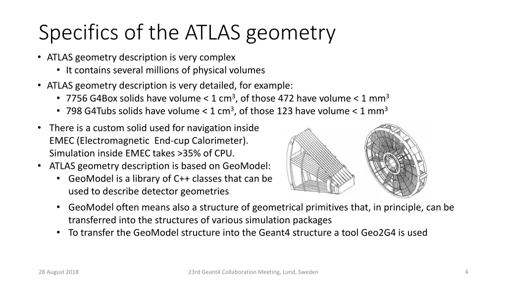 specifics of the atlas geometry