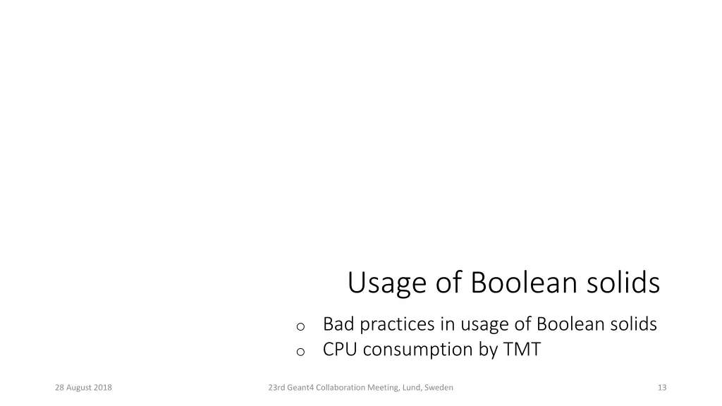 usage of boolean solids