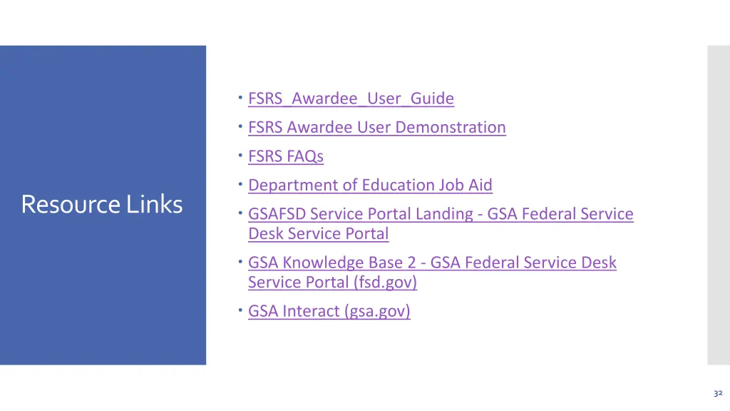 fsrs awardee user guide fsrs awardee user