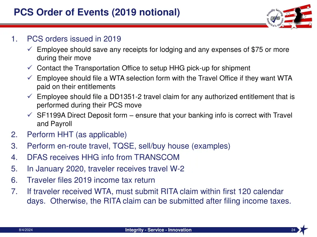 pcs order of events 2019 notional