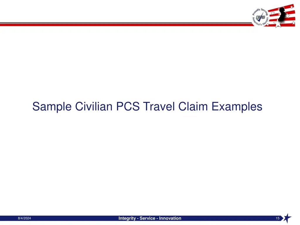 sample civilian pcs travel claim examples