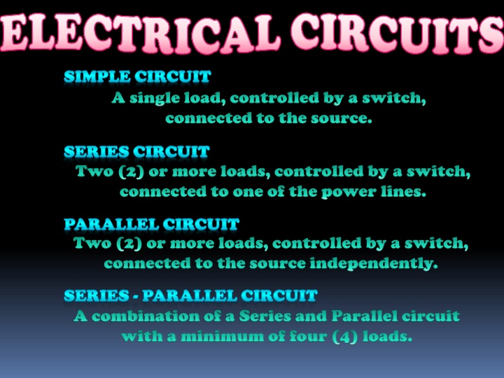 electrical circuits electrical circuits