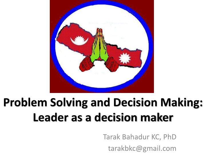 problem solving and decision making leader