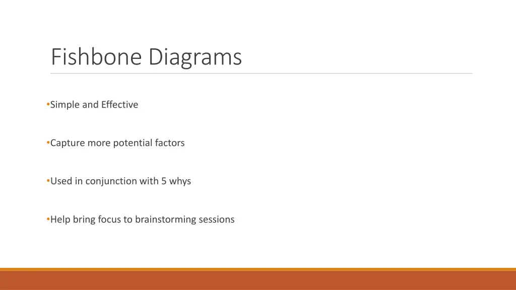 fishbone diagrams