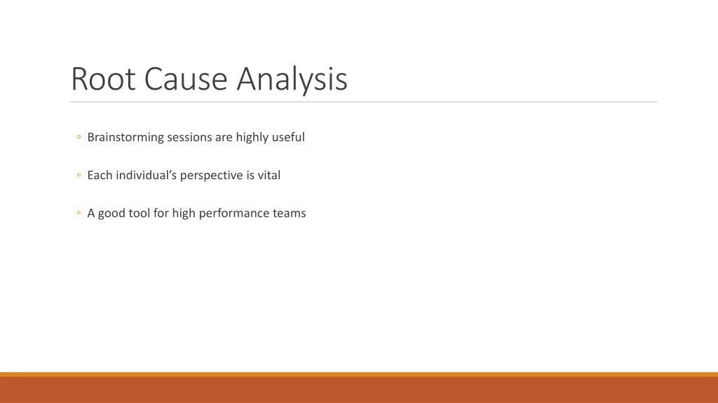 root cause analysis 1