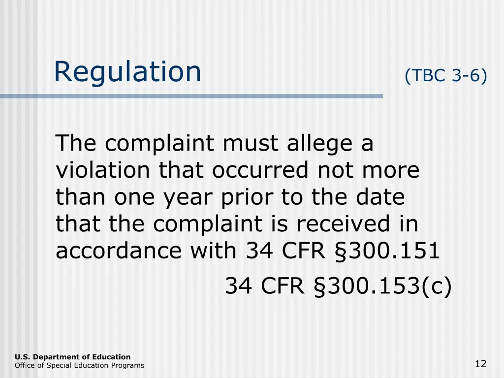 regulation 2