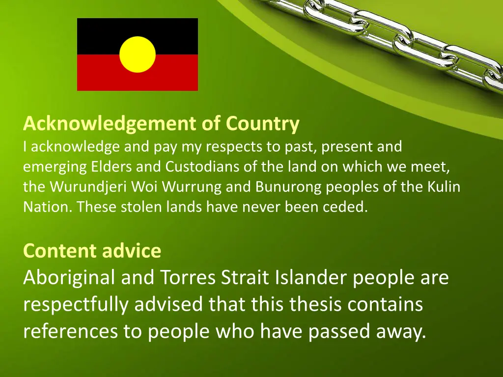 acknowledgement of country i acknowledge